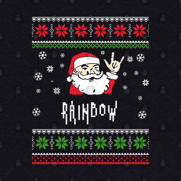 rainbow santa metal by mantaplaaa